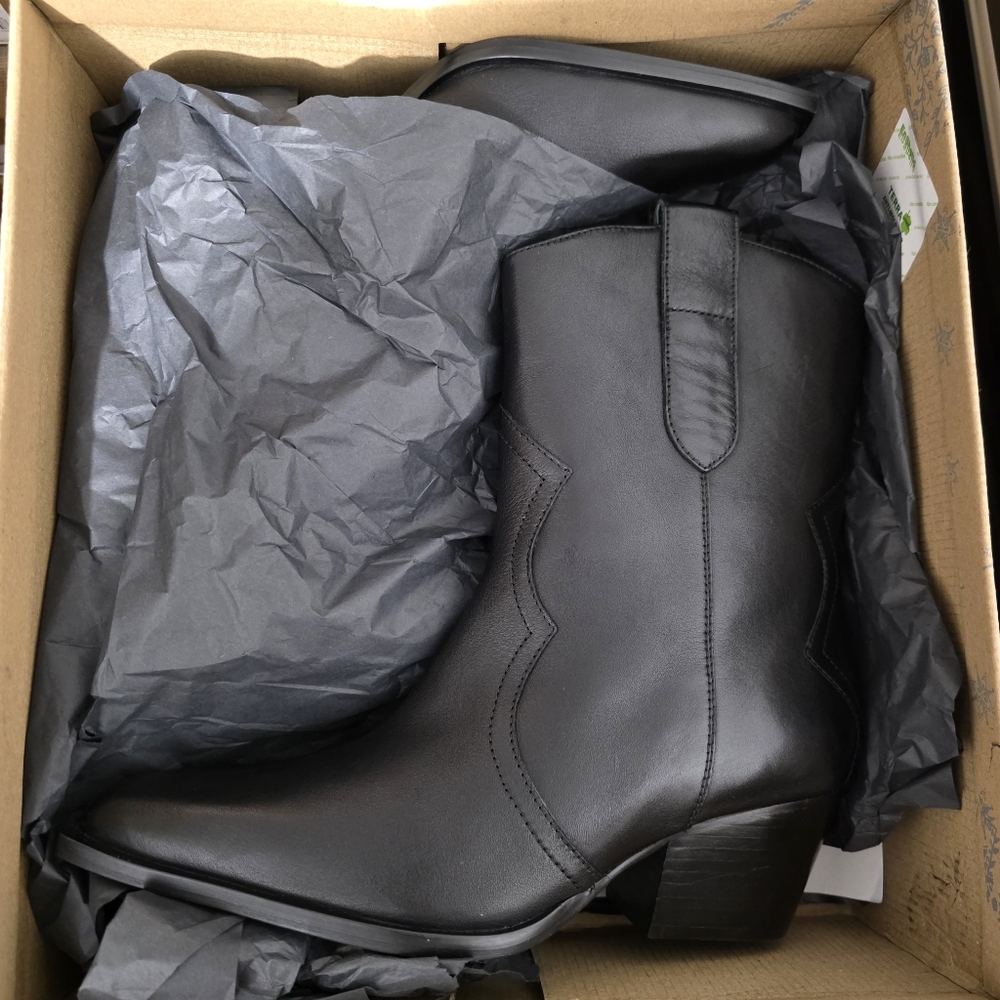 Free People Cat Nap Cowboy Boots Women's Leather Western Boots - Picture 10 of 11